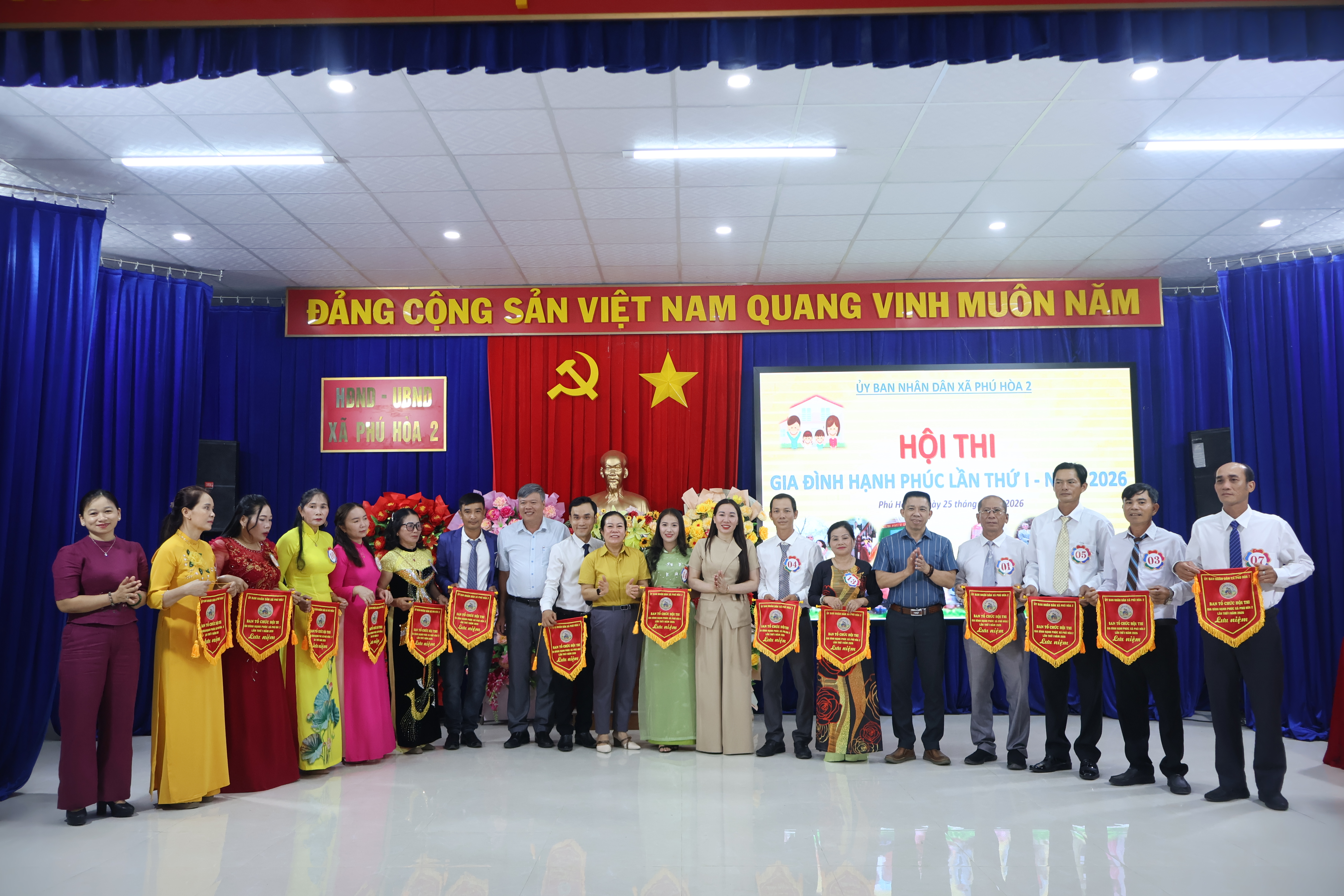 Phú Hòa 2: Sôi nổi Hội thi “Gia đình hạnh phúc” lần thứ I năm 2026